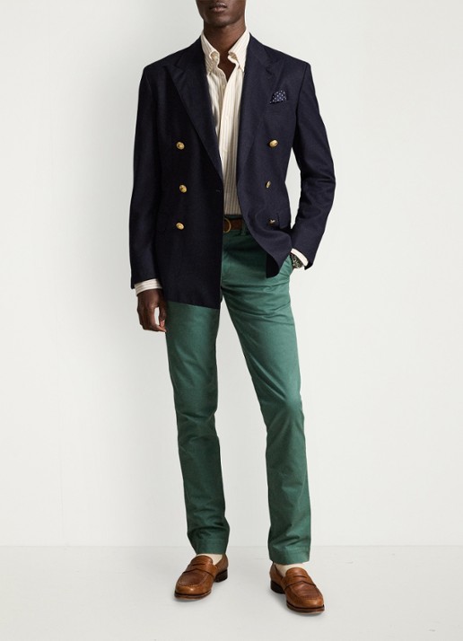 Ralph Lauren Slim fit Oxford overhemd met streepprint