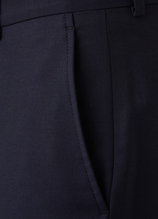 Ralph Lauren Slim fit pantalon met persplooi - detail 2 classic navy