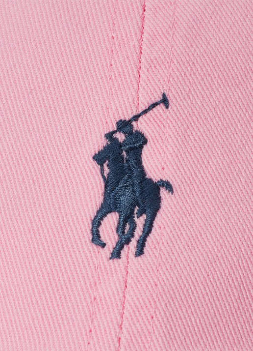 Ralph Lauren Slim fit polo met logoborduring  - achterkant canterburry heather / grijs
