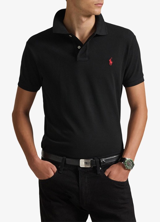 Ralph Lauren Slim fit polo van piqué katoen