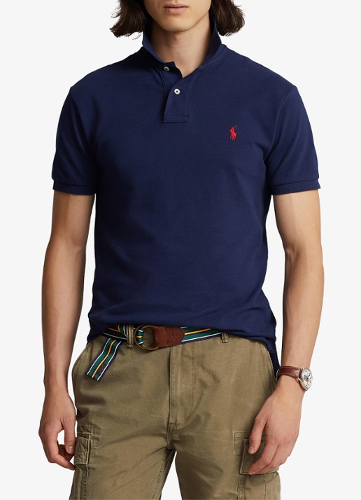 Ralph Lauren Slim fit polo van piqué katoen