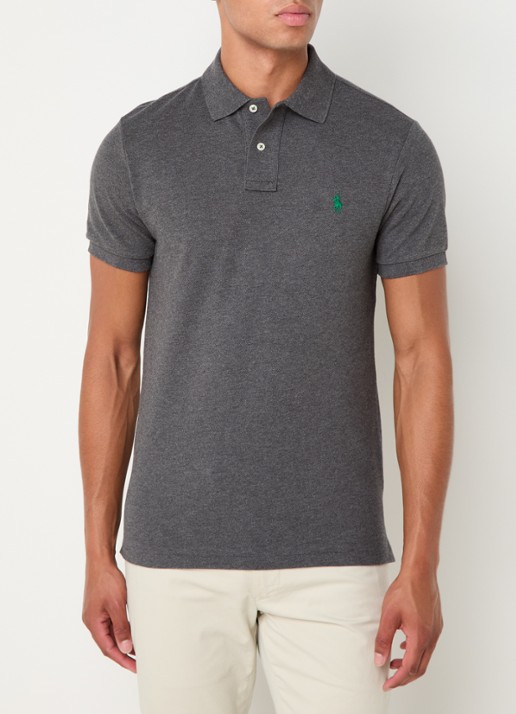 Ralph Lauren Slim fit polo van piqué katoen