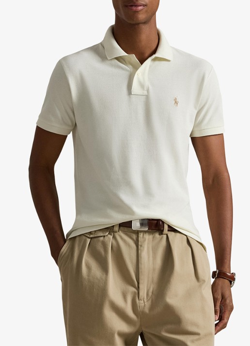 Ralph Lauren Slim fit polo van piqué katoen