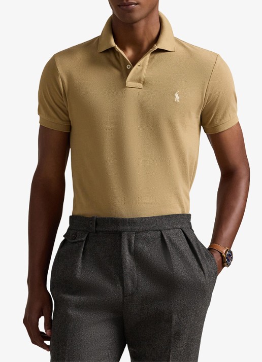Ralph Lauren Slim fit polo van piqué katoen