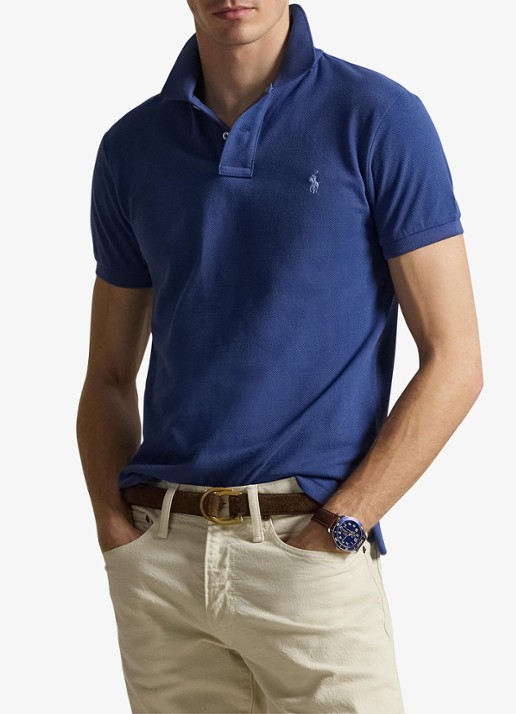 Ralph Lauren Slim fit polo van piqué katoen