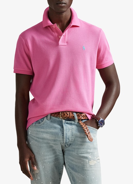 Ralph Lauren Slim fit polo van piqué katoen