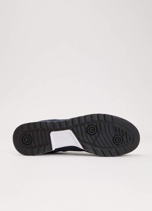 Ralph Lauren Sneaker met suède details - detail 5 donkerblauw