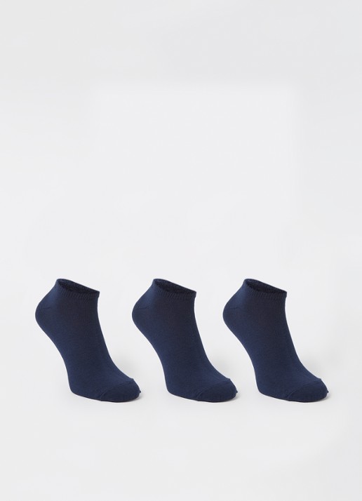 Ralph Lauren Sneakersokken met logoborduring in 3-pack