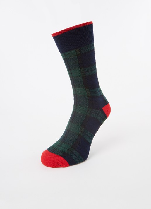Ralph Lauren Sokken in katoenblend met print in 3-pack giftbox - detail 3 donkerblauw