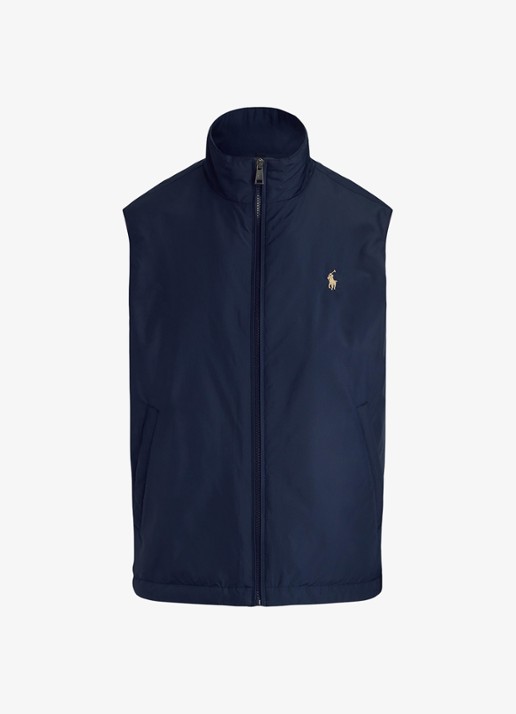 Ralph Lauren Southland gewatteerde bodywarmer met steekzakken - voorkant 2 collection navy-2wqu