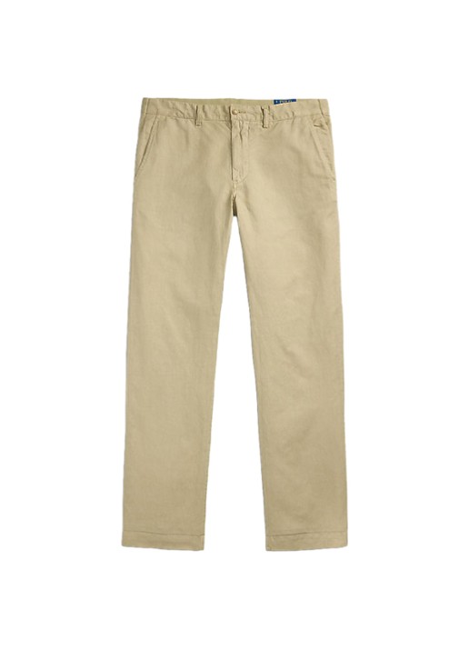 Ralph Lauren Straight fit chino in linnenblend