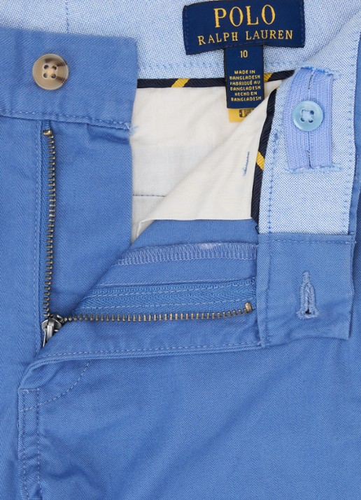 Ralph Lauren Straight fit chino met ceintuur - detail 3 blauw