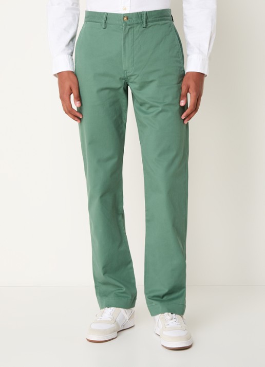 Ralph Lauren Straight fit chino met steekzakken - detail 4 washed forest / zeegroen