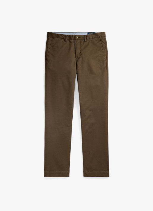 Ralph Lauren Straight fit chino met steekzakken - voorkant 4 chestnut / lichtbruin