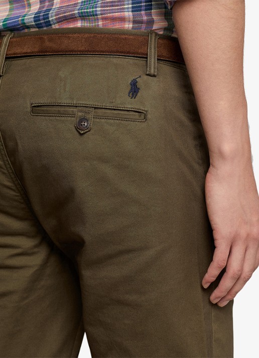 Ralph Lauren Straight fit chino met steekzakken - detail 3 canopy olive / olijfgroen