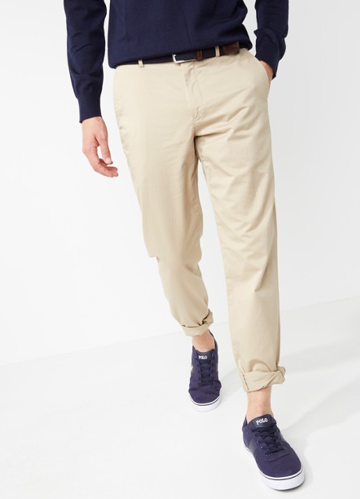 Ralph Lauren Straight fit chino met stretch - detail classic khaki / beige