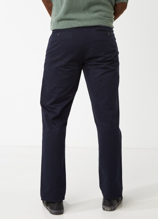 Ralph Lauren Straight fit chino met stretch - achterkant 5 aviator navy / donkerblauw