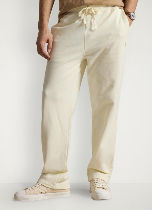 Ralph Lauren Straight fit joggingbroek met steekzakken - detail 4 clubhouse cream-2ygb