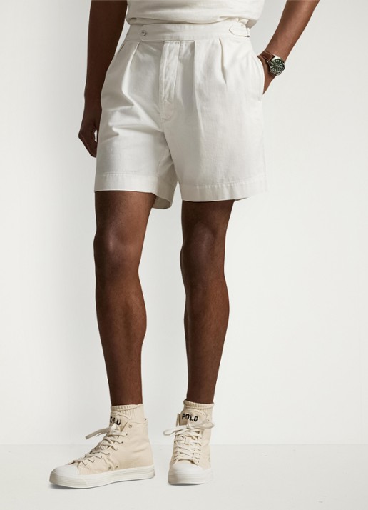 Ralph Lauren Straight fit korte broek met steekzakken