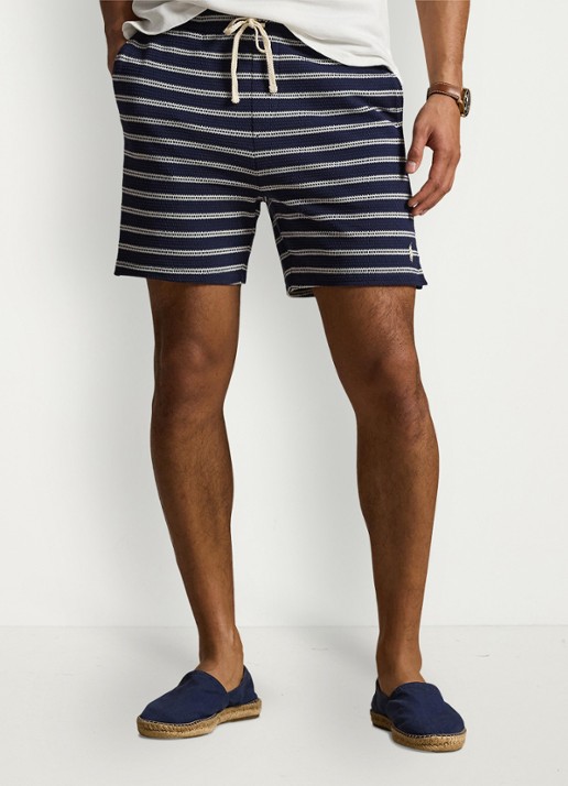 Ralph Lauren Straight fit korte broek met streepprint