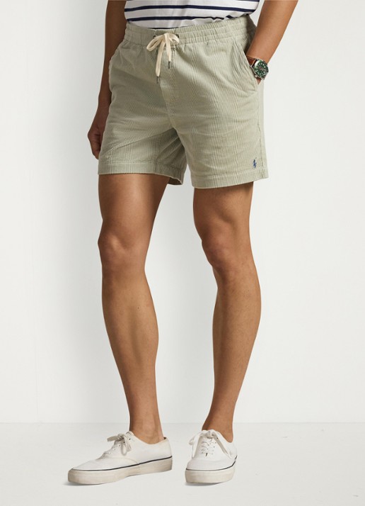 Ralph Lauren Straight fit korte broek van corduroy