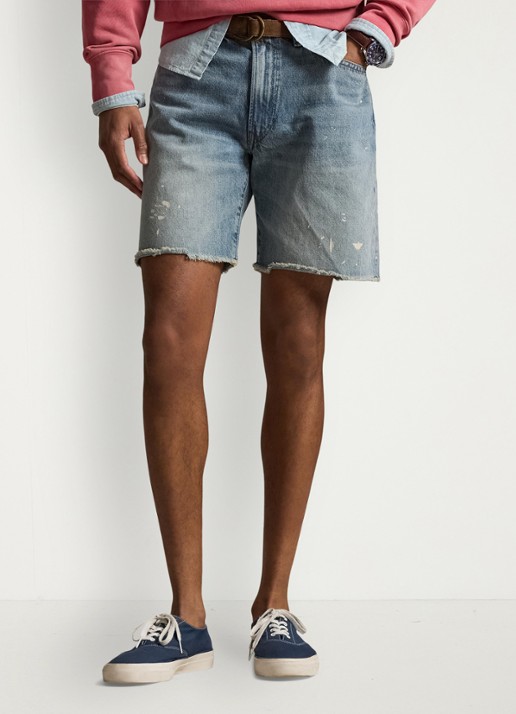 Ralph Lauren Straight fit korte broek van denim