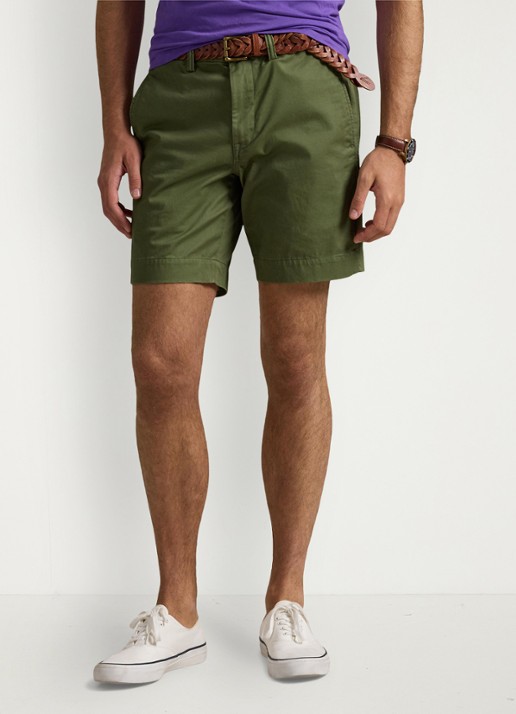 Ralph Lauren Straight fit korte chino met stretch