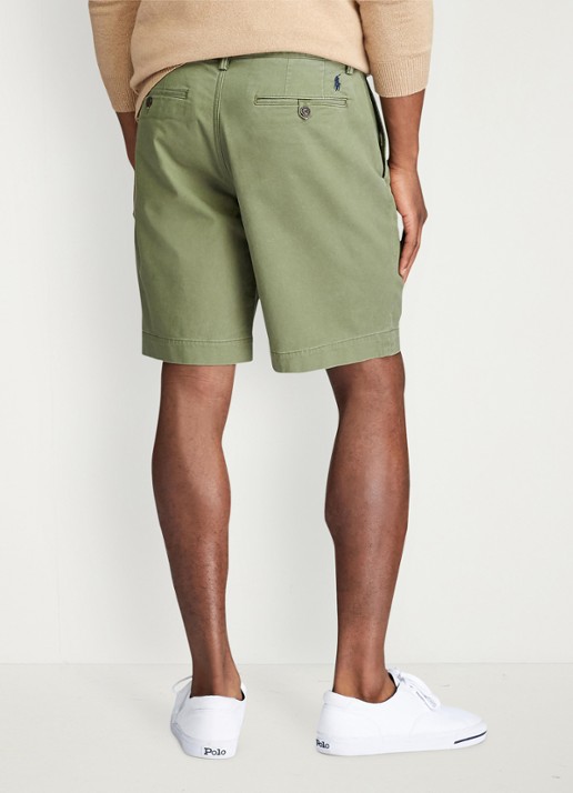 Ralph Lauren Straight fit korte chino met stretch - achterkant garden trail-30z6