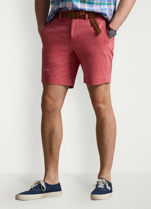 Ralph Lauren Straight fit korte chino met stretch