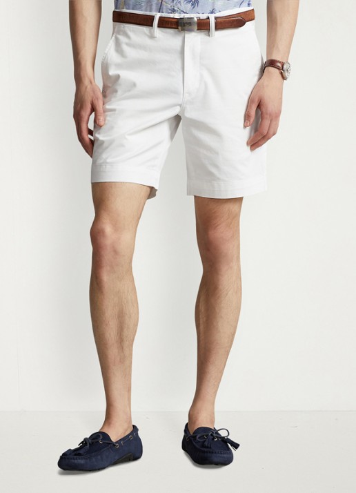 Ralph Lauren Straight fit korte chino met stretch