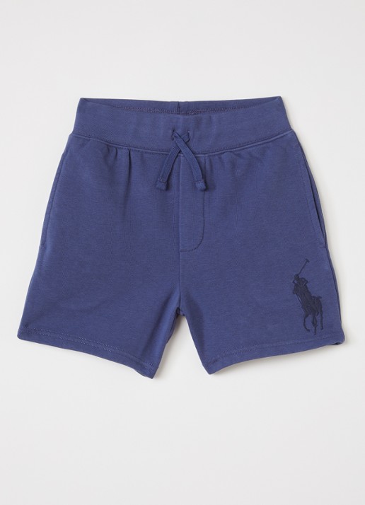 Ralph Lauren Straight fit korte jogginbroek met logoborduring