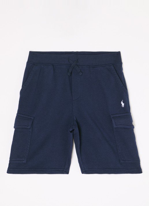 Ralph Lauren Straight fit korte joggingbroek met klepzakken