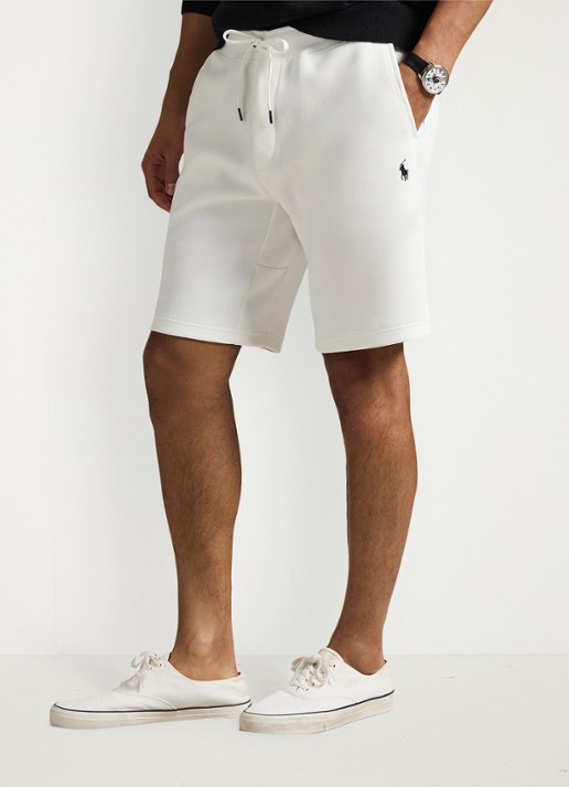 Ralph Lauren Straight fit korte joggingbroek met logo en steekzakken