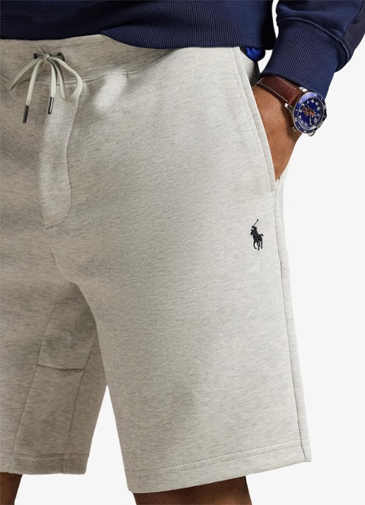 Ralph Lauren Straight fit korte joggingbroek met logo en steekzakken - detail 5 lichtbruin