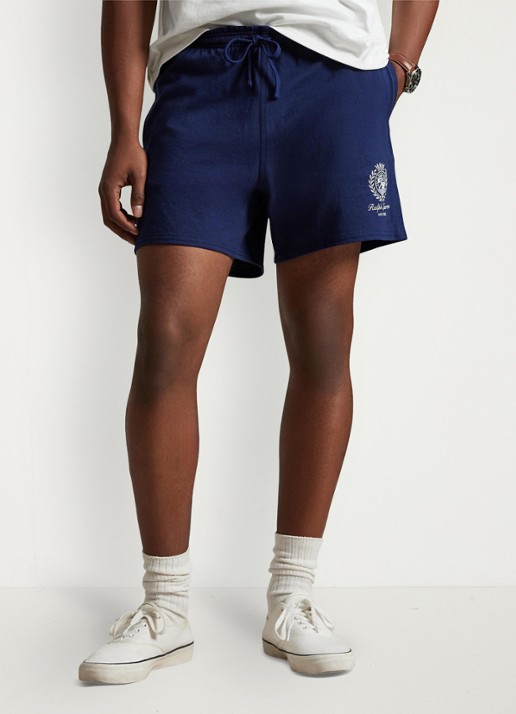 Ralph Lauren Straight fit korte joggingbroek met logo