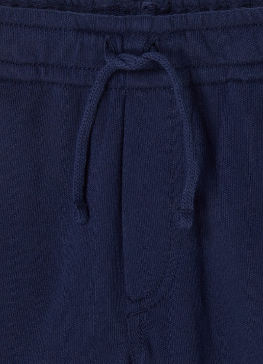Ralph Lauren Straight fit korte joggingbroek met logoborduring - detail 3 donkerblauw
