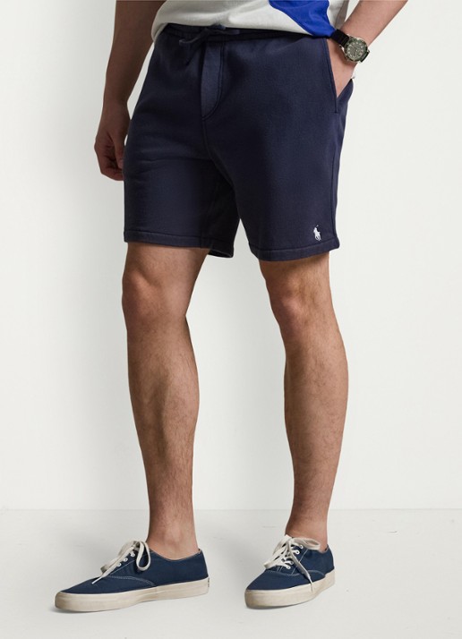 Ralph Lauren Straight fit korte joggingbroek met steekzakken