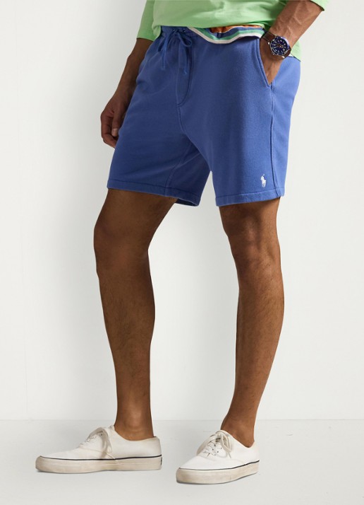 Ralph Lauren Straight fit korte joggingbroek met steekzakken