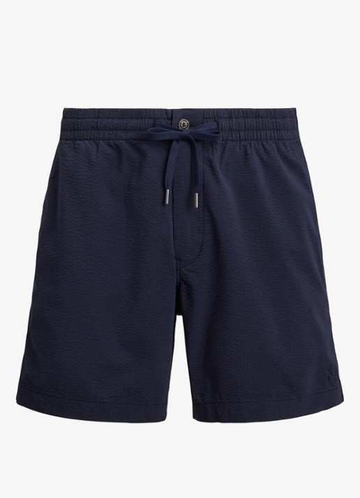 Ralph Lauren Straight fit short met steekzakken - voorkant 3 newport navy/navy