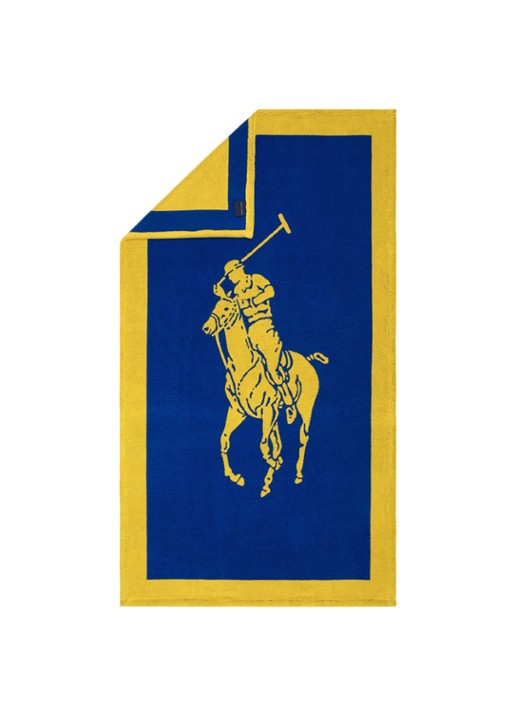 Ralph Lauren Strandlaken - 500 gr/m2 - 100 x 170 cm - achterkant 3 geel