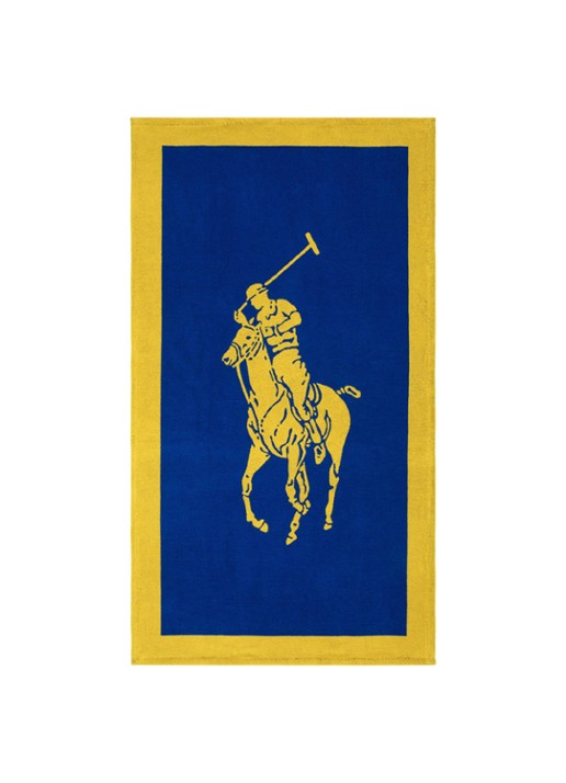 Ralph Lauren Strandlaken - 500 gr/m2 - 100 x 170 cm - voorkant 4 geel