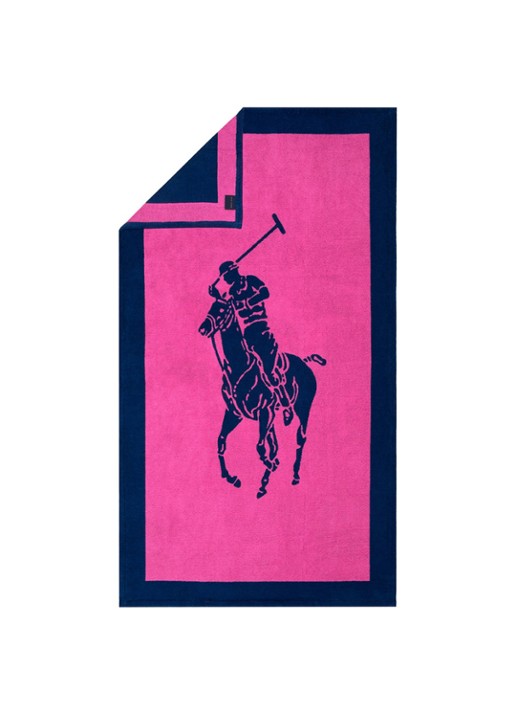 Ralph Lauren Strandlaken - 500 gr/m2 - 100 x 170 cm - achterkant 3 donkerblauw