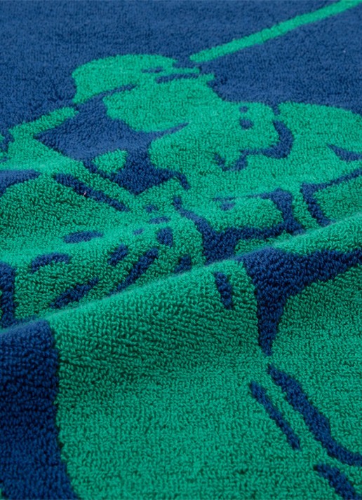 Ralph Lauren Strandlaken - 500 gr/m2 - 100 x 170 cm - detail groen