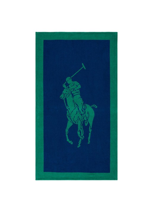 Ralph Lauren Strandlaken - 500 gr/m2 - 100 x 170 cm - voorkant 4 groen