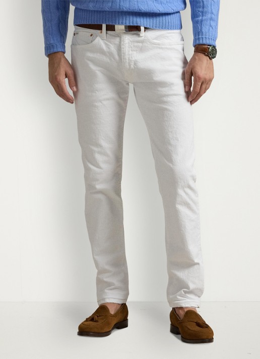 Ralph Lauren Sullivan slim fit jeans met gekleurde wassing