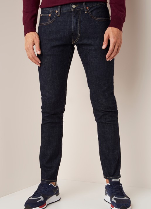 Ralph Lauren Sullivan slim fit jeans met stretch - detail 3 indigo
