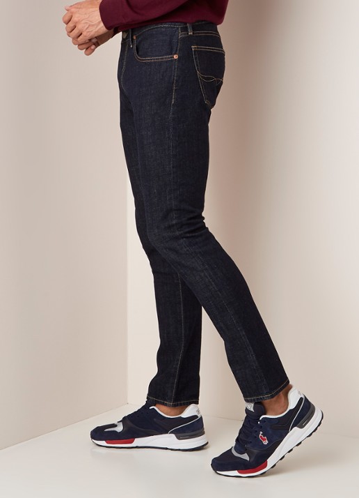 Ralph Lauren Sullivan slim fit jeans met stretch - detail 4 indigo