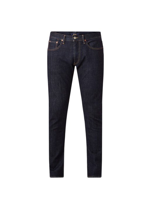 Ralph Lauren Sullivan slim fit jeans met stretch - voorkant 7 indigo