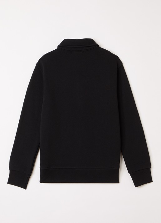 Ralph Lauren Sweater met halve rits - voorkant 3 zwart