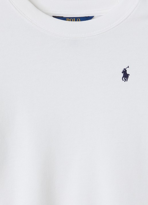 Ralph Lauren Sweater met logo- en backprint - detail 3 wit